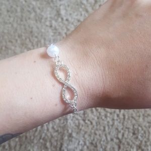 Imitation pearl braclet
